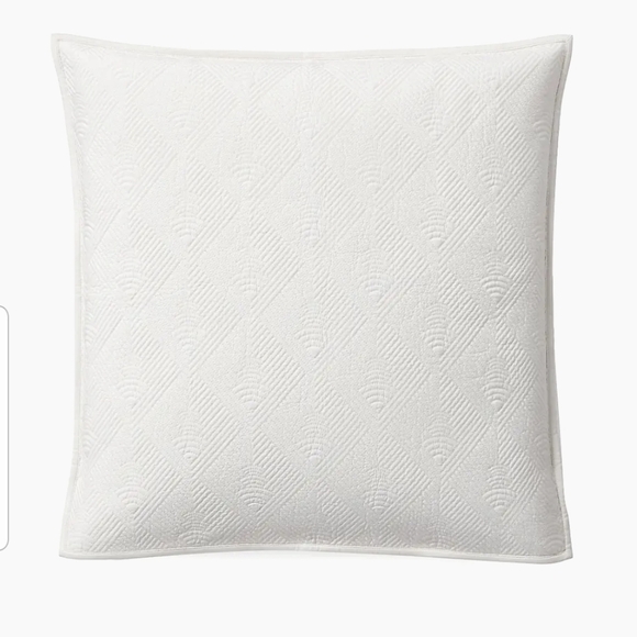 Ralph Lauren Park Row Elysia Euro Sham Cream New - Picture 9 of 9